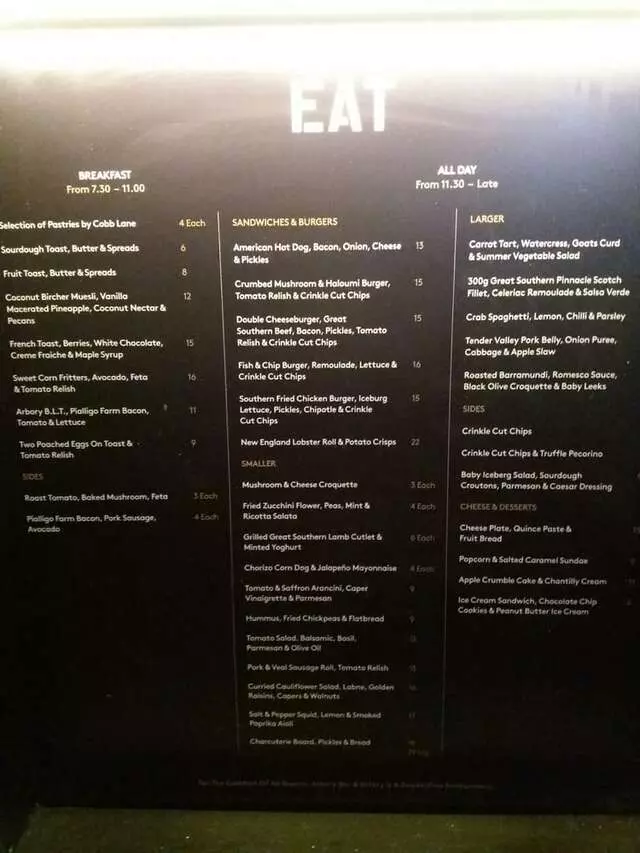 Arbory Bar & Eatery