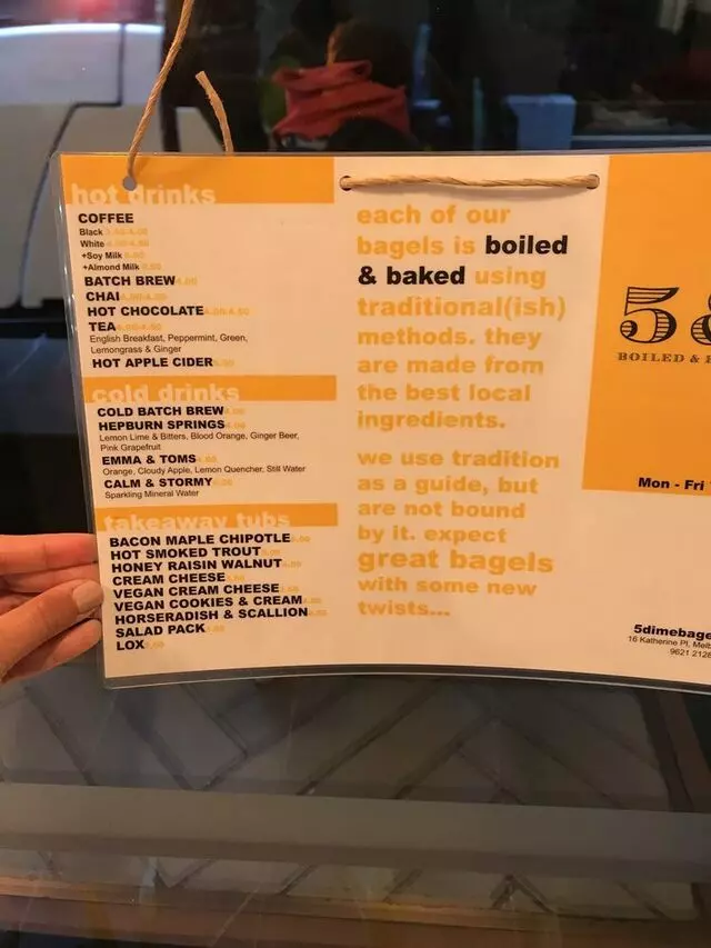 5 and Dime Bagels